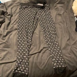 Victoria’s Secret pink jogger pajamas puppy